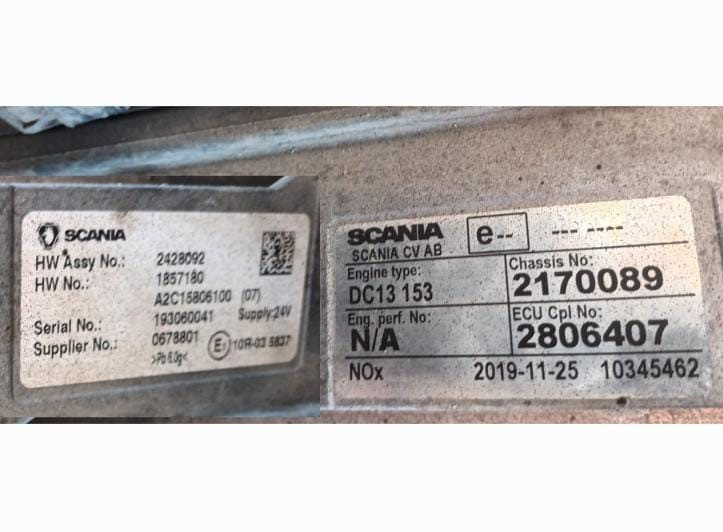 Ищу 2806407 эбу двигателем DC13 153 Scania, ищем с ндс. Вся Россия - изображение 1