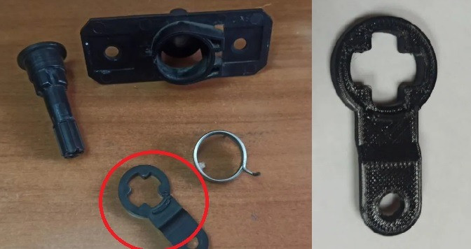 Деталь механизма открывания двери Iveco Stralis Ufa - photo 1