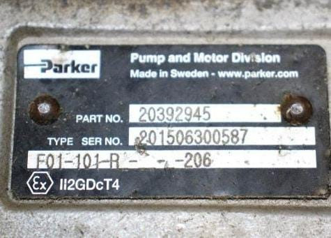 Ищу гидравлический насос PARKER F1-101-R VOLVO 20392945, 201506300587.  - photo 1