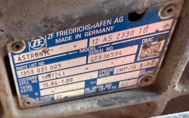 На DAF XF105 нужна АКПП 12AS2330 1.00.  - photo 1