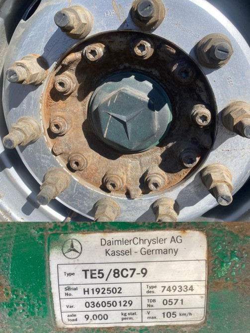 Нужна такая ступица на ось TE5/8KC7-9 Mercedes. Вся Россия - изображение 1