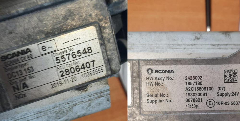 Ищем блок управления двигателем Скания ECU EMS DC13 153, арт. 2806407 (с пинами, по б/н).  - photo 1