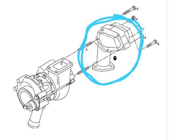 Ищу выпускной коллектор на MAN L2000 ДВС D0834LF02, 51081010683. 