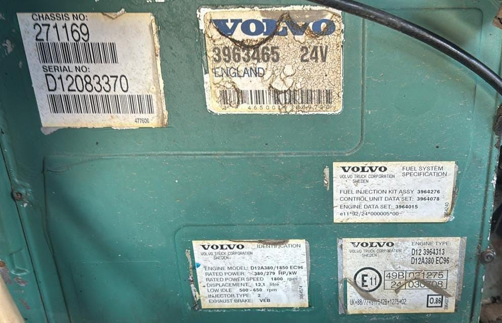 На Volvo FH12 1997г. куплю мозги D12A 380л.с. тип 2.  - photo 1