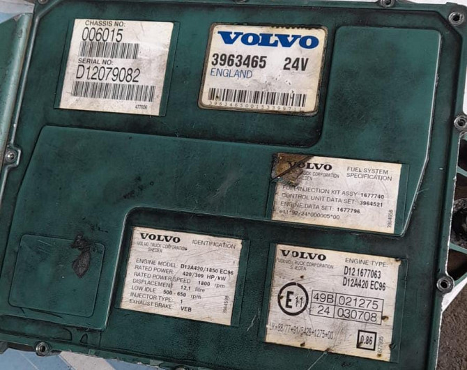 Ищу 3963465 блок управления двигателем D12A Volvo. Вся Россия - изображение 1