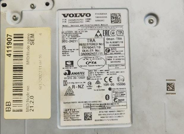 Ищем 24358570 P01, 24358568 P01 мультимедиа на Вольво.  - photo 1