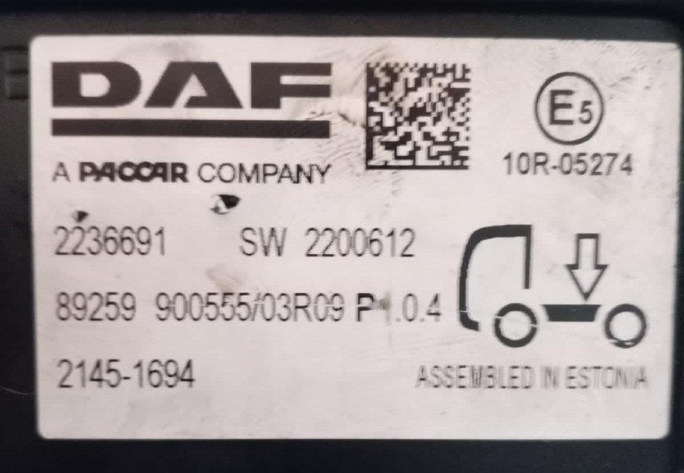 Нужен блок управления шасси Даф 106.  - photo 1