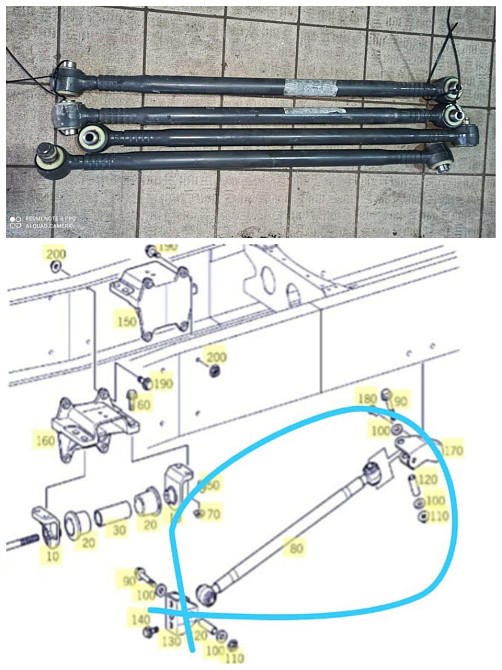 Ищу тяги от раздатки Мерседес Актрос. Вся Россия - изображение 1