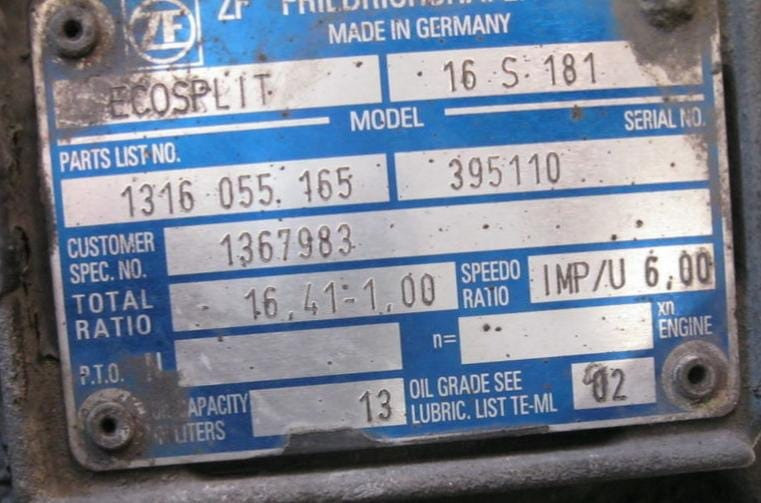 Нужна кпп 16S181 на DAF.  - photo 1