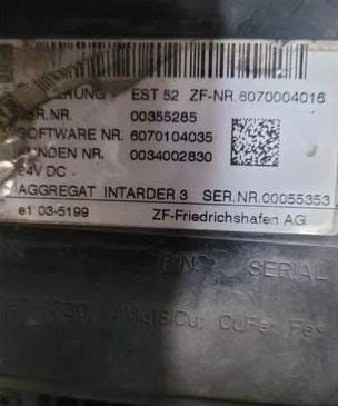 На Рено Премиум нужен блoк управления рeтаpдой ЕSТ52 ZF-NR 6070004016; RENAULT 7421460103.  - photo 1