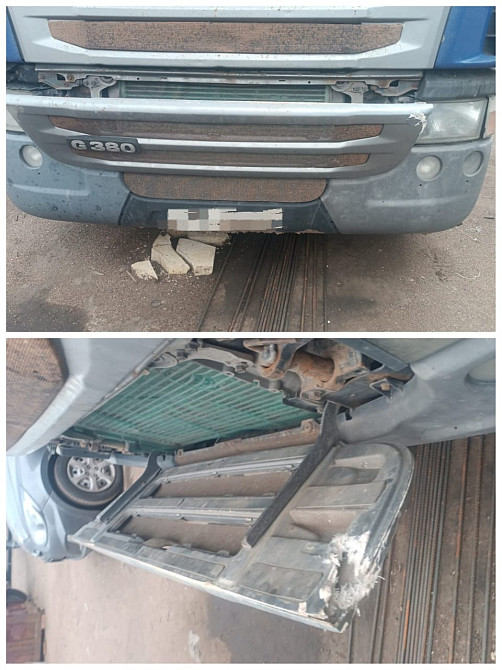 На Scania G380 нужна эта нижняя решетка. Вся Россия - изображение 1