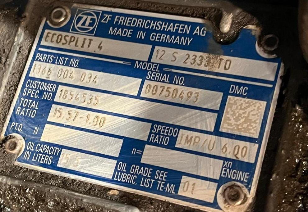 На DAF XF105 ищу МКПП 12S2333TD (12 ступка, 1.00 передатка, без ретарды). Вся Россия - изображение 1