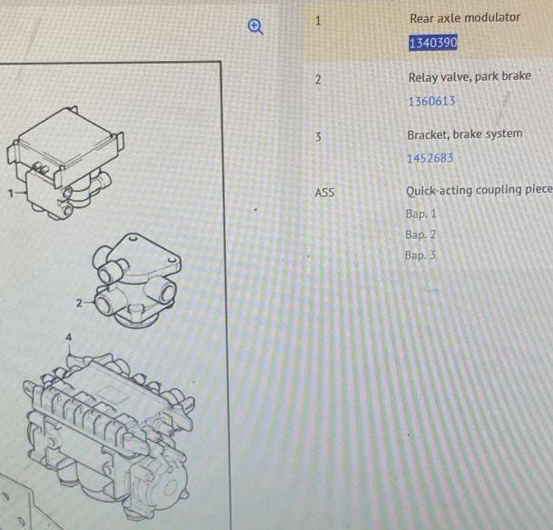 Ищу 1340390 модулятор EBS задней оси DAF. Вся Россия - изображение 1