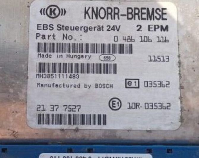 Ищем 0486106116 блок управления ebs Renault.  - photo 1