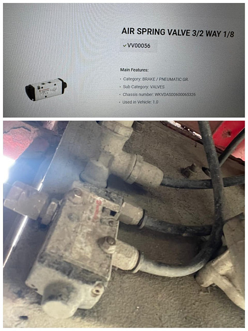 Ищу клапан подъёма оси на п/прицеп. Вся Россия - изображение 1