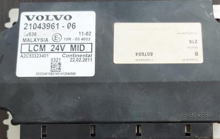 Ищу 21043961 блок управления светом Volvo, номер в номер. Вся Россия - изображение 1