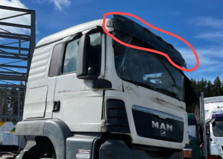 Ищу козырек на MAN узкая кабина. Вся Россия - изображение 1