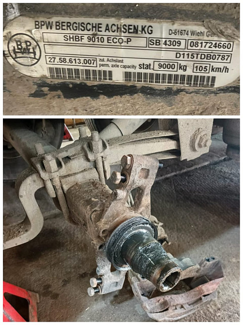 Ищу такую ось BPW SHBF 9010 ECO-P. Желательно Московская область. Вся Россия - изображение 1