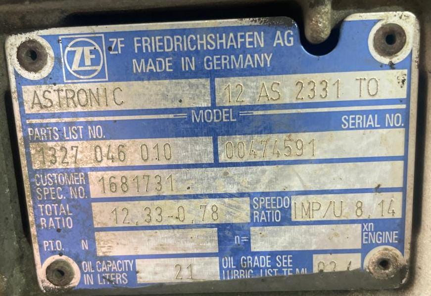 Ищу такую кпп 12AS 2331TO, можно без мозгов и теплообменника. Вся Россия - изображение 1