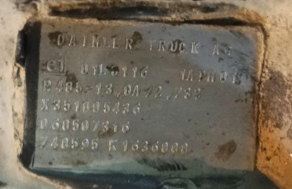 Ищу редуктор R485-13,0A / 2.733, 748595, 068507316, x351005436 на MB Actros 2022г. Вся Россия - изображение 1