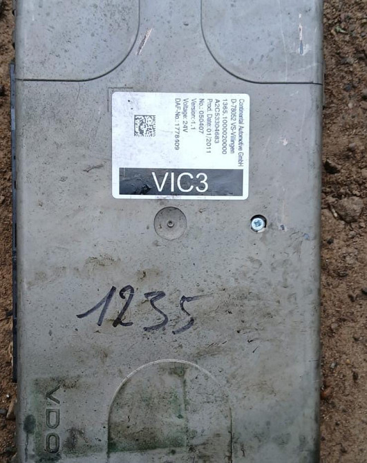 Нужен 1778409 блок управления VIC 3 на DAF XF105. Вся Россия - изображение 1