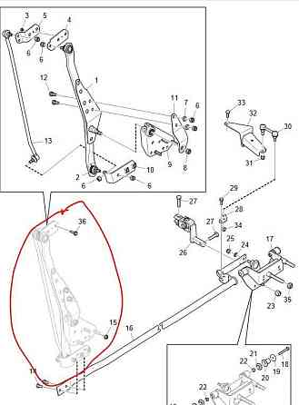 Ищу рычаг кулисы 2094022 на Scania R440, в сборе как на схеме!!! Вся Россия