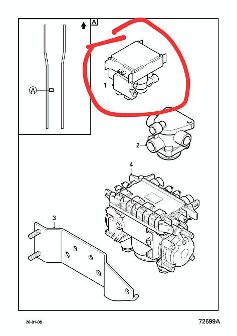 Ищу 1315690 - задний модулятор DAF CF75 2002 года. Вся Россия - изображение 1
