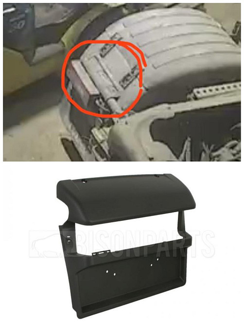 Нужны пластиковые накладки на кронштейны Scania 6.  - photo 1