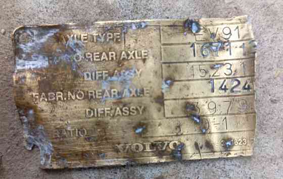 На Volvo FM9 2008г. куплю редуктор заднего моста EV91 3.10. 