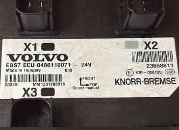 Нужен 23658611 блок EBS на Volvo FH X9PRG20A6LW133565. 