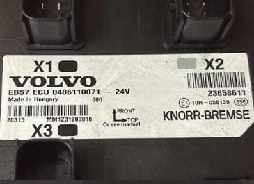 Нужен 23658611 блок EBS на Volvo FH X9PRG20A6LW133565.  - photo 1