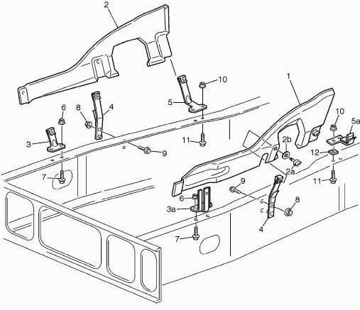 На Volvo FH12 2002 года нужны шумки двигателя - боковые (их два вида, без разницы, оба вариант подой  - photo 1