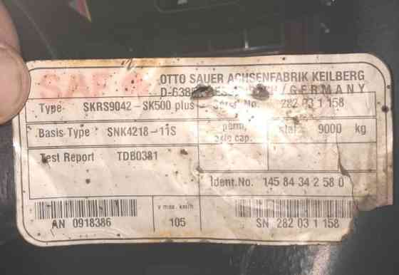 Нужна такая ось SAF SNK4218-11S на прицеп барабан 2003год. Вся Россия