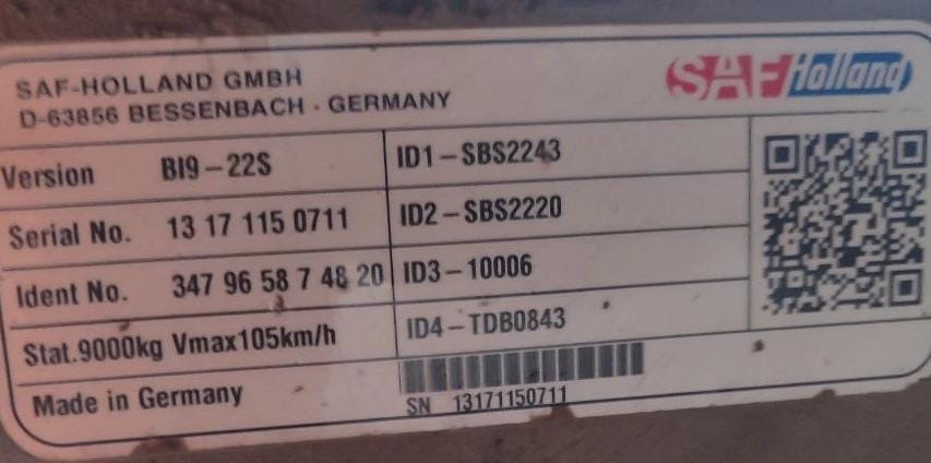 Ищем ось SAF BI9-22S. Вся Россия - изображение 1