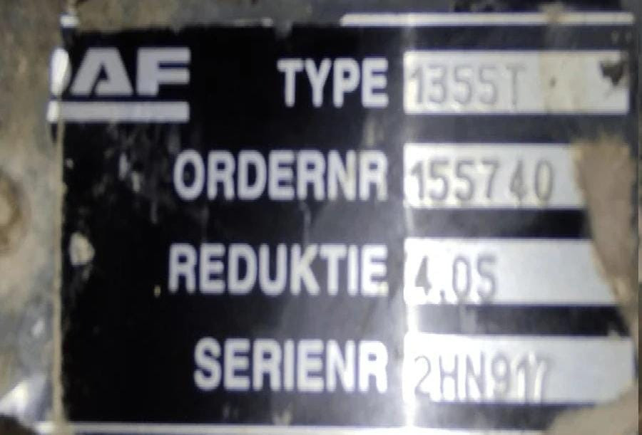 Ищем редуктор DAF 155740, 1355T 4,05 26/31 зуб. Вся Россия - изображение 1