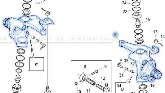 Поворотный кулак scania 6x6 8x8 Санкт-Петербург
