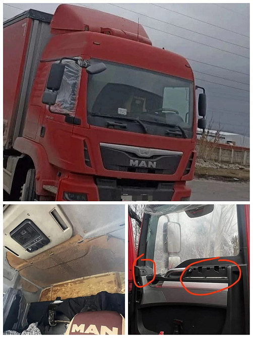 На MAN TGM 2014 года высокая кабина VIN: WMAN28ZZ9FY325212 нужны: 1. Крыша с обшивкой 2. Спальник  - photo 1