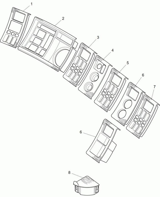На SCANIA R124 1998 год VIN: XLER4x20004396368 ищу : 1370330 - угол кабины правый (дефлектор капота)  - photo 1