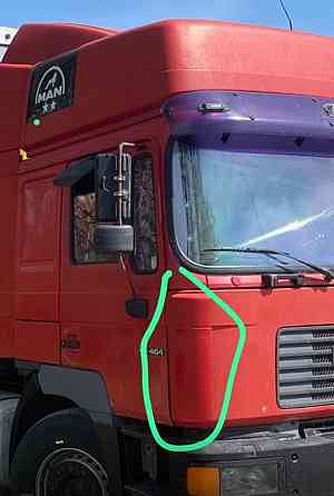 Куплю такой угол красного цвета MAN. 