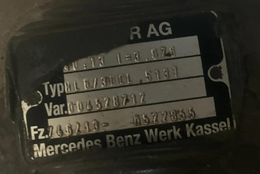 Ищу редуктор HL6 40:13 3.076 на Mercedes Axor.  - photo 1