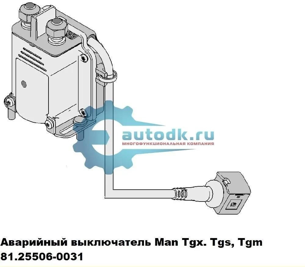Нужен 81255060031 аварийный выключатель MAN TGS, TGX, TGL, TGM, Bus.  - photo 1