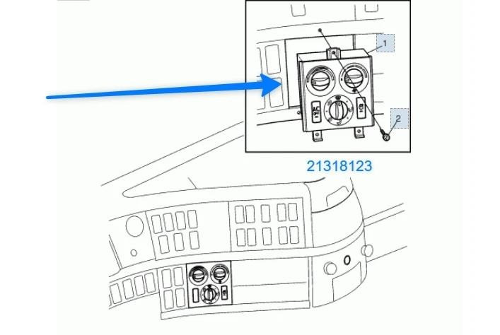 Ищу блок управления отопителем Volvo 21318123.  - photo 1