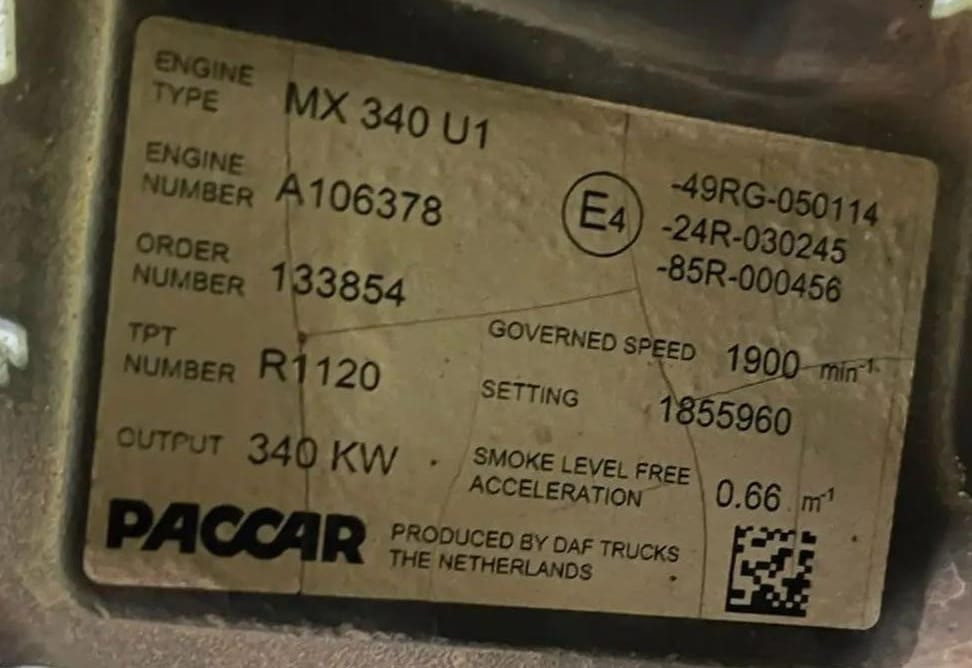 Нужен двигатель MX340 U1 PACCAR.  - photo 1