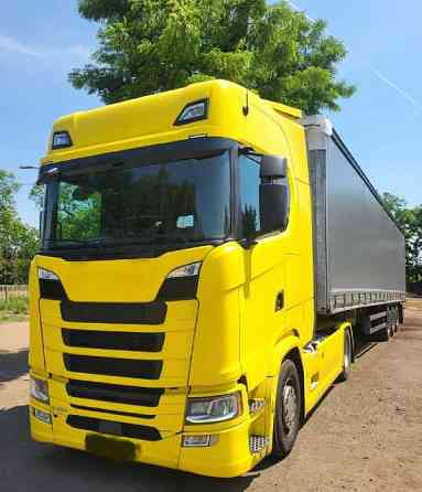 В продаже рама с бумагами, шильдами! Scania R440 2018 года. Цвет жёлтый. Вся Россия
