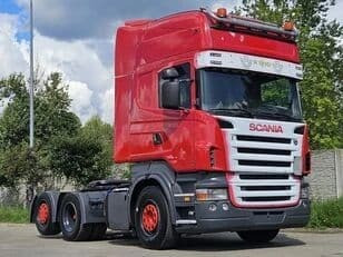 В наличии рама с документами Scania R490, евро-6, красный цвет, 2017 год, 6х2, задний ленивец. Вся Россия - изображение 1