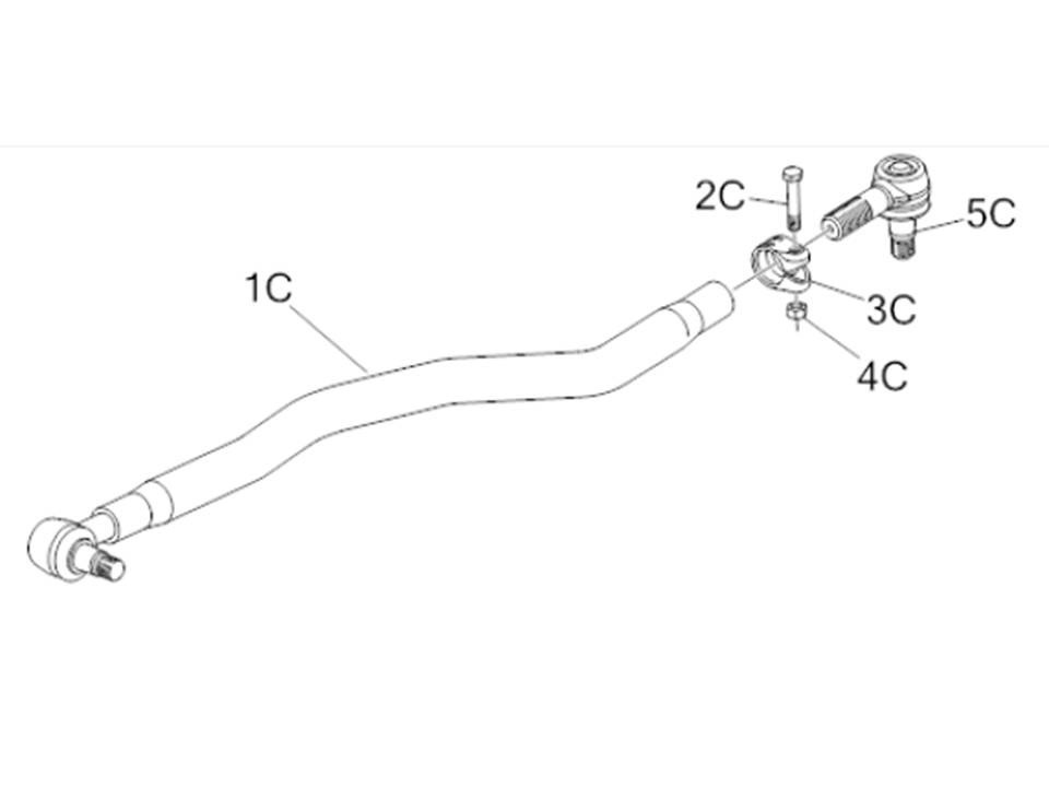 SCANIA 2723120 продольная рулевая тяга СКАНИЯ Санкт-Петербург - изображение 1
