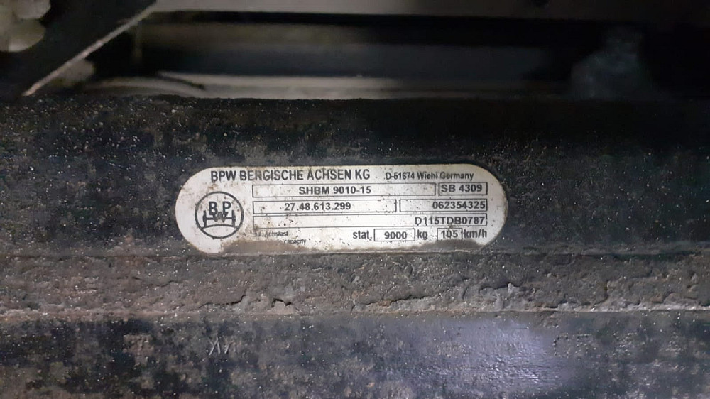 Ищем 27.48.613.299 - ось BPW прицепа SHBM 9010-15.  - photo 1
