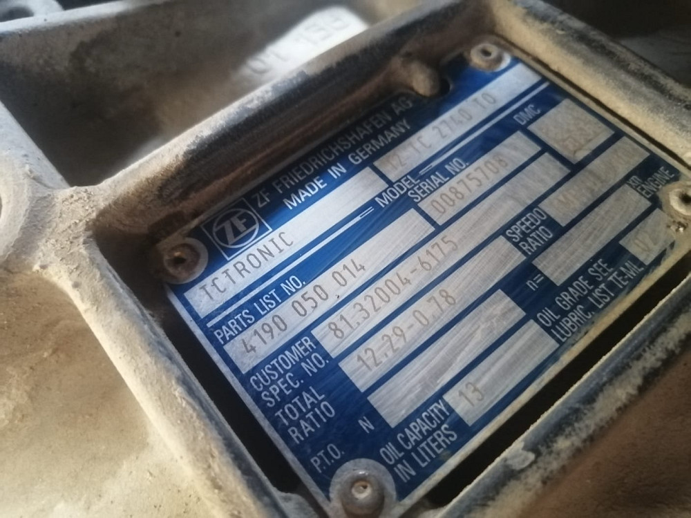 На МАН 8x6 нужна кпп 12TC2740TO, арт. 4190050014.  - photo 1