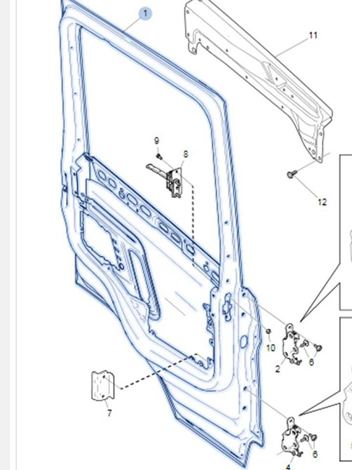 SCANIA 2653981 дверь правая кабины СР СКАНИЯ 2044982 Санкт-Петербург - изображение 1