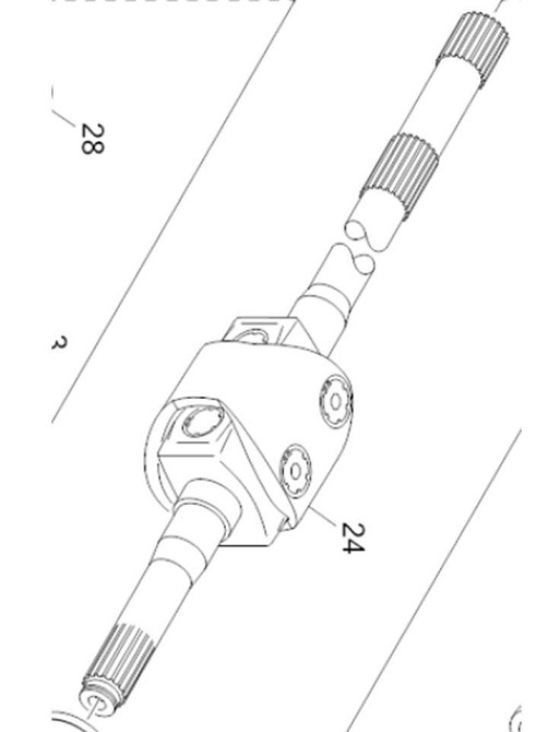 SCANIA 1926817 полуось переднего ведущего моста СКАНИЯ 1537388 Санкт-Петербург - изображение 1